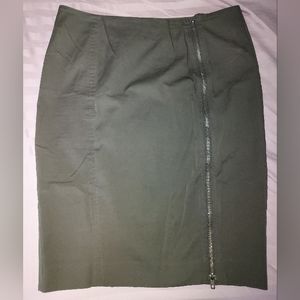 🖤 BODY by Victoria Dark Grey pencil skirt with long zipper size 12